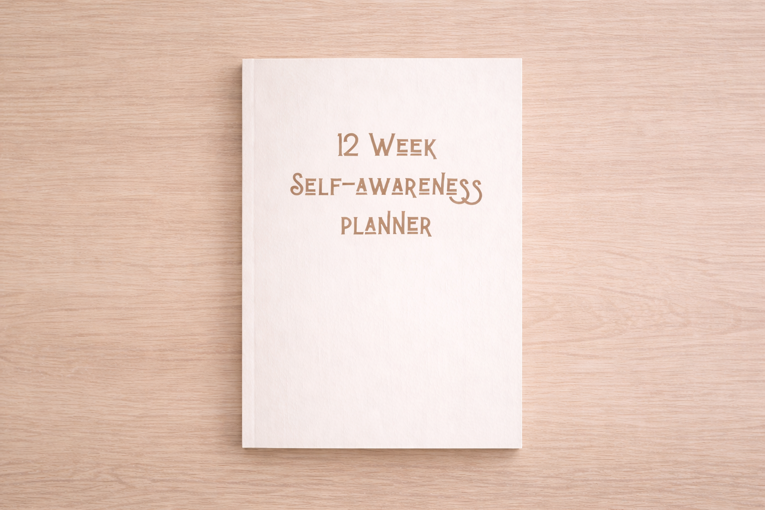 12 Week Self Awareness Planner Digital Bundle